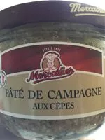 Mängden socker i Pate de campagne aux cepes
