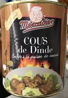 Mängden socker i Cous de dinde confits à la graisse de canard