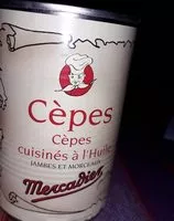 Mängden socker i Cèpes cuisinés à l huile