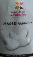 Mängden socker i Dragées amandes blanche