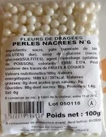 Mängden socker i Perles nacrées n 6