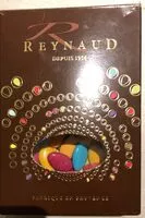 Mängden socker i Dragées chocolat couleurs flashy