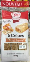 Mängden socker i 6 Crêpes Pomme-Caramel façon Tatin