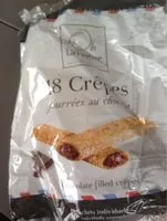 Mängden socker i Crêpe Fourrées au Chocolat