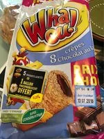 Mängden socker i 8 crepes chocolats au lait