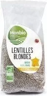 Mängden socker i Lentilles Blondes Monbio