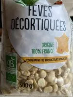 Mängden socker i Fèves décortiquées origine France