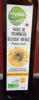 Mängden socker i Huile de tournesol