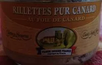 Mängden socker i Rillettes Pur Canard au Foie de Canard