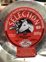 Mängden socker i Fromage au lait pasteurise de chevre