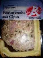 Mängden socker i Pâté en croûte aux cèpes