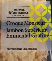Mängden socker i Croque Monsieur Jambon Supérieur Emmental Gratiné