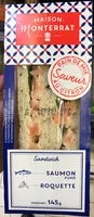 Mängden socker i Sandwich Saumon fumé & roquette
