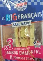 Mängden socker i Sandwich jambon emmental