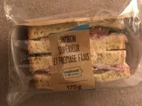 Mängden socker i Jambon superieur et fromage frais