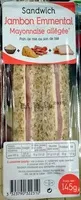 Mängden socker i Sandwich Jambon Emmental