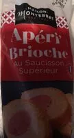 Mängden socker i Aperi brioche au saucisson supérieur