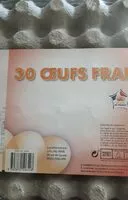 Mängden socker i Œufs frais