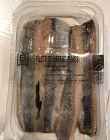 Mängden socker i Filets de harengs fumés, Poissons Sauvages