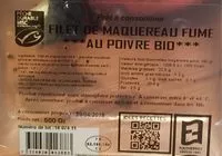 Mängden socker i Filet de maquereau fumé au poivre bio