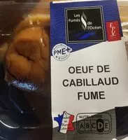 Mängden socker i Œuf de cabillaud fumé