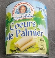 Mängden socker i Coeur de palmier