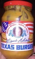 Mängden socker i Texas burger