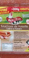 Mängden socker i Saucisse de Volaille