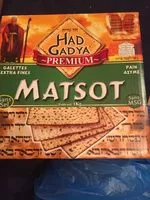 Mängden socker i Matsot