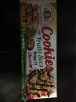 Mängden socker i Cookies aus fruits secs nappés chocolat