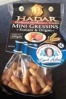 Mängden socker i Mini gressins