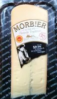 Mängden socker i Morbier  au lait cru Grande tradition