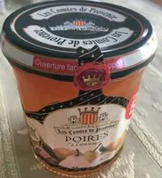 Mängden socker i Confiture Poire Williams