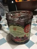 Mängden socker i Confiture Fruits Rouges à L'ancienne