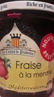 Mängden socker i Confiture Fraise à la menthe