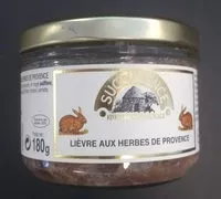 Mängden socker i Terrine Lièvre aux herbes de provence