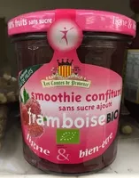 Mängden socker i Smoothie Confiture Framboise