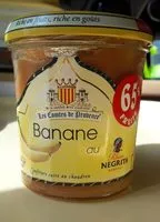 Mängden socker i Confiture Banane au rhum Négrita