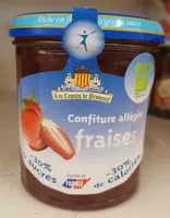 Mängden socker i Confiture de fraise allégée