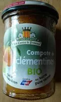 Mängden socker i Compote de Clémentines BIO 420g