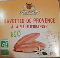 Mängden socker i Navettes de Provence à la fleur d'oranger