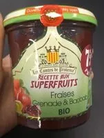 Mängden socker i Confiture aux Superfruits Fraises, Grenade & Baobab BIO