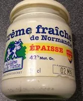 Mängden socker i Crème fraîche de Normandie épaisse