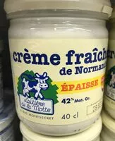 Mängden socker i Crème Fraîche de Normandie ÉPAISSE