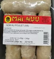 Mängden socker i Nem Poulet