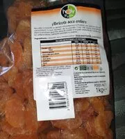 Mängden socker i Abricot secs entiers