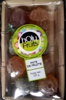 Mängden socker i Pate de fruits