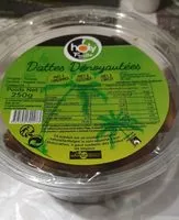 Mängden socker i dattes dénoyautées