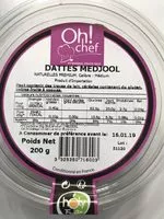 Mängden socker i Dattes medjool