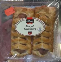 Mängden socker i Friand Strasbourg